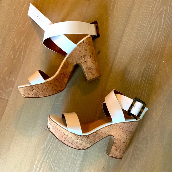 Retro cork platform heel - Picture 2 of 5
